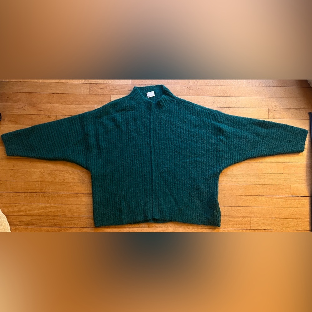 ASOS Curve Deep Teal Crewneck Sweater
